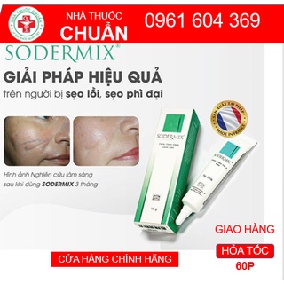 Sodermix Cream 15g - Dùng cho sẹo lồi, sẹo phì đại, chàm sữa