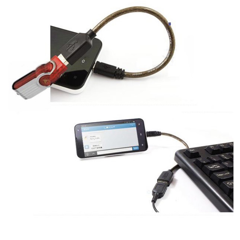 Cáp OTG Chuyển Micro USB sang USB 2.0 Unitek Y-C438