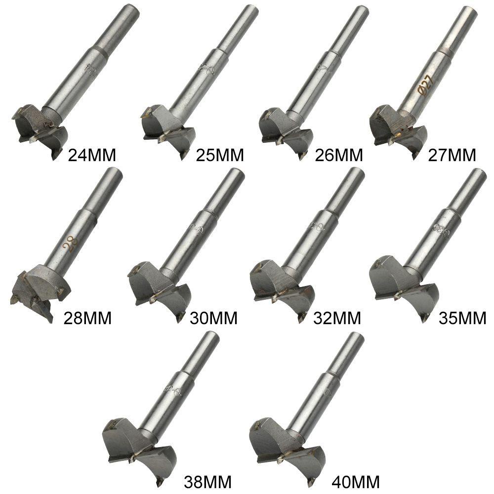 Mũi Khoan Lỗ Bằng Thép Carbon 10mm-40mm Chuyên Dụng Cho Chế Biến Gỗ