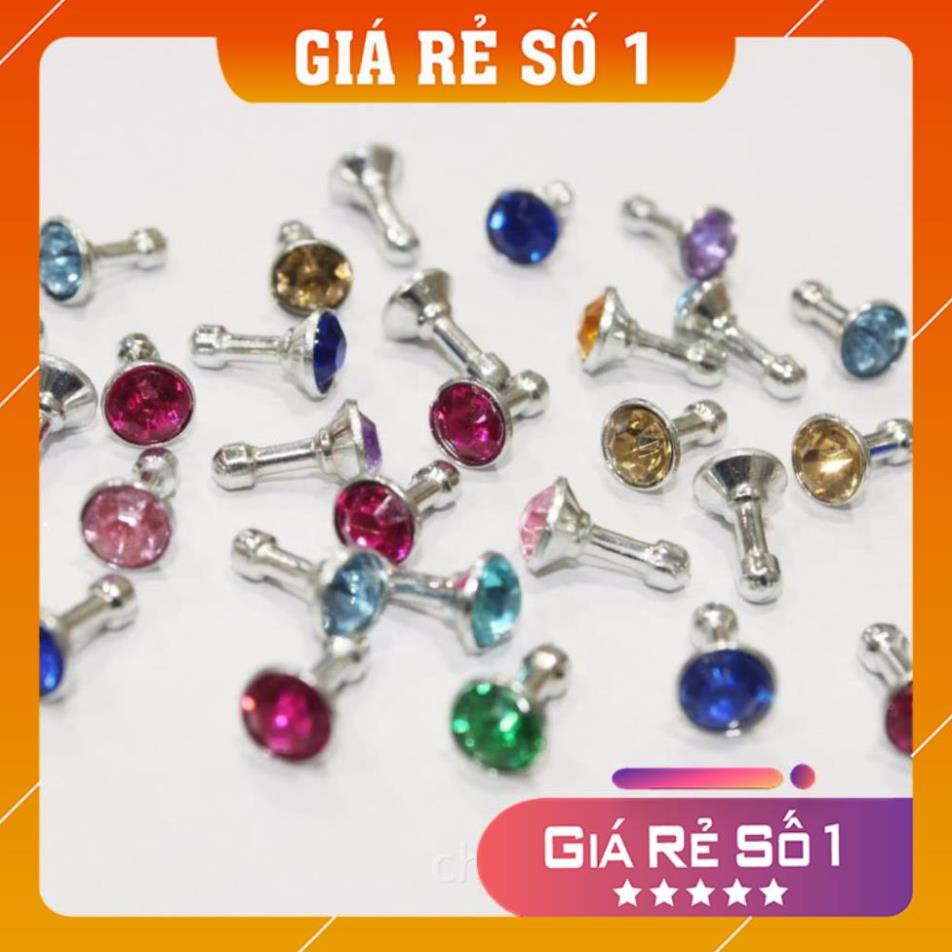 Nút bịt chống bụi tai nghe gắn đá