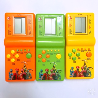 (kami24) ( HTT01 ) ( HTT01 ) [Trò chơi tuổi thơ- TẶNG PIN] Đồ chơi máy chơi điện tử trò xếp gạch