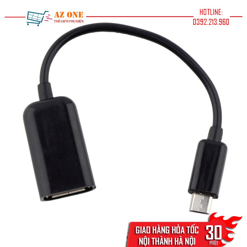 Cáp OTG kết nối smartphone với cổng Usb