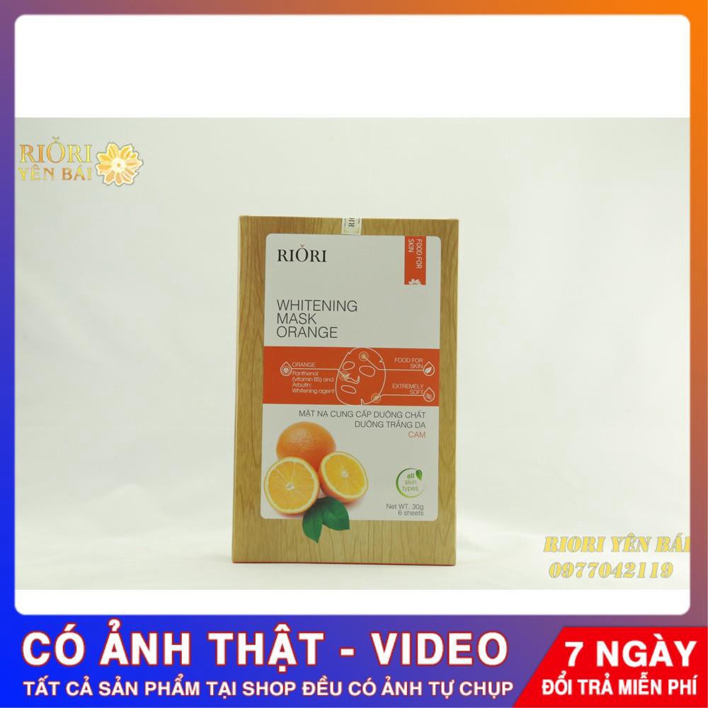 [CHÍNH HÃNG] Mặt Nạ Dưỡng Da RIORI Cenllulose Mask Orange - hương cam [lên men theo công nghệ Nhật Bản] Hàng Chuẩn