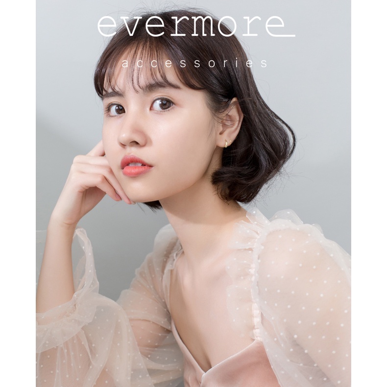 Bông tai bạc EVERMORE, khuyên tai xoắn kép 3mm bạc ý 925 nguyên chất, phong cách minimalism, thanh lịch - H016