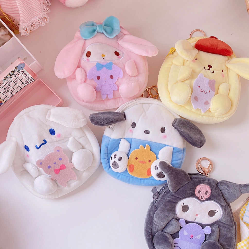 Móc Khóa Hình Nhân Vật Melody Nhồi Bông Đáng Yêu