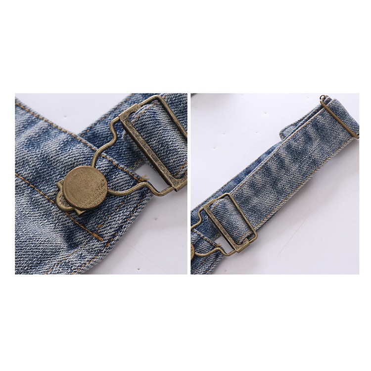 Yếm Jean Cho Bé Gái Chất Liệu Vải Cao Cấp Thoáng Mát Size Từ 15kg - 43kg