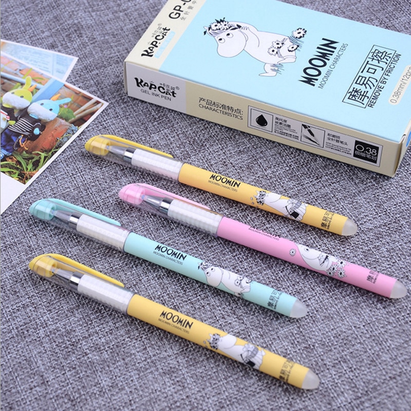 Bút Mực Gel Ngòi 0.38mm Màu Xanh / Đen