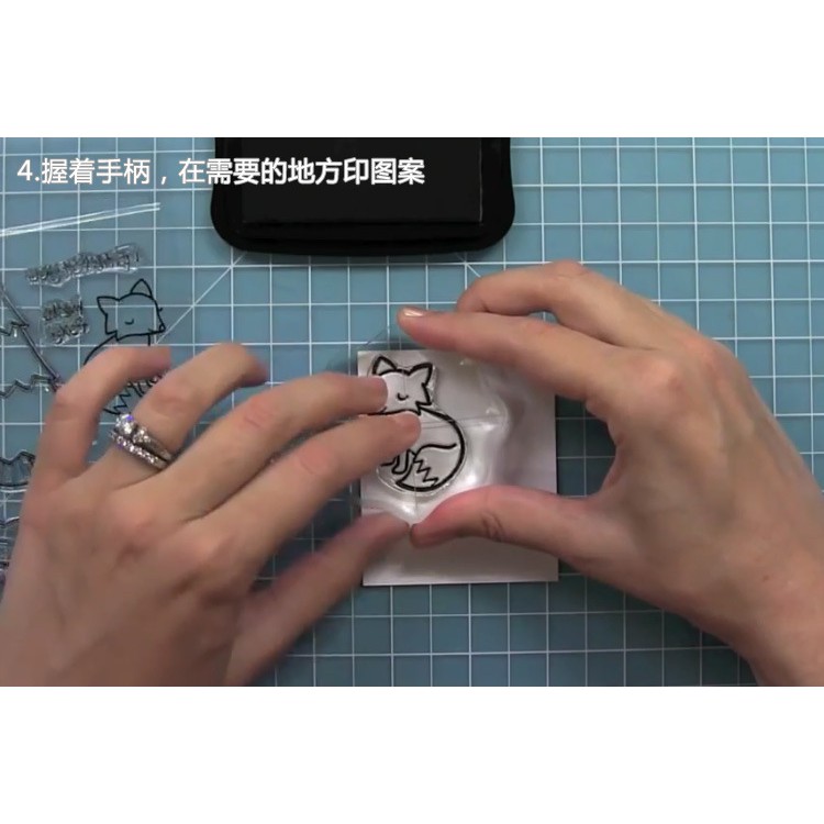 Con Dấu Silicone Trong Suốt Phong Cách Vintage Trang Trí Album Ảnh