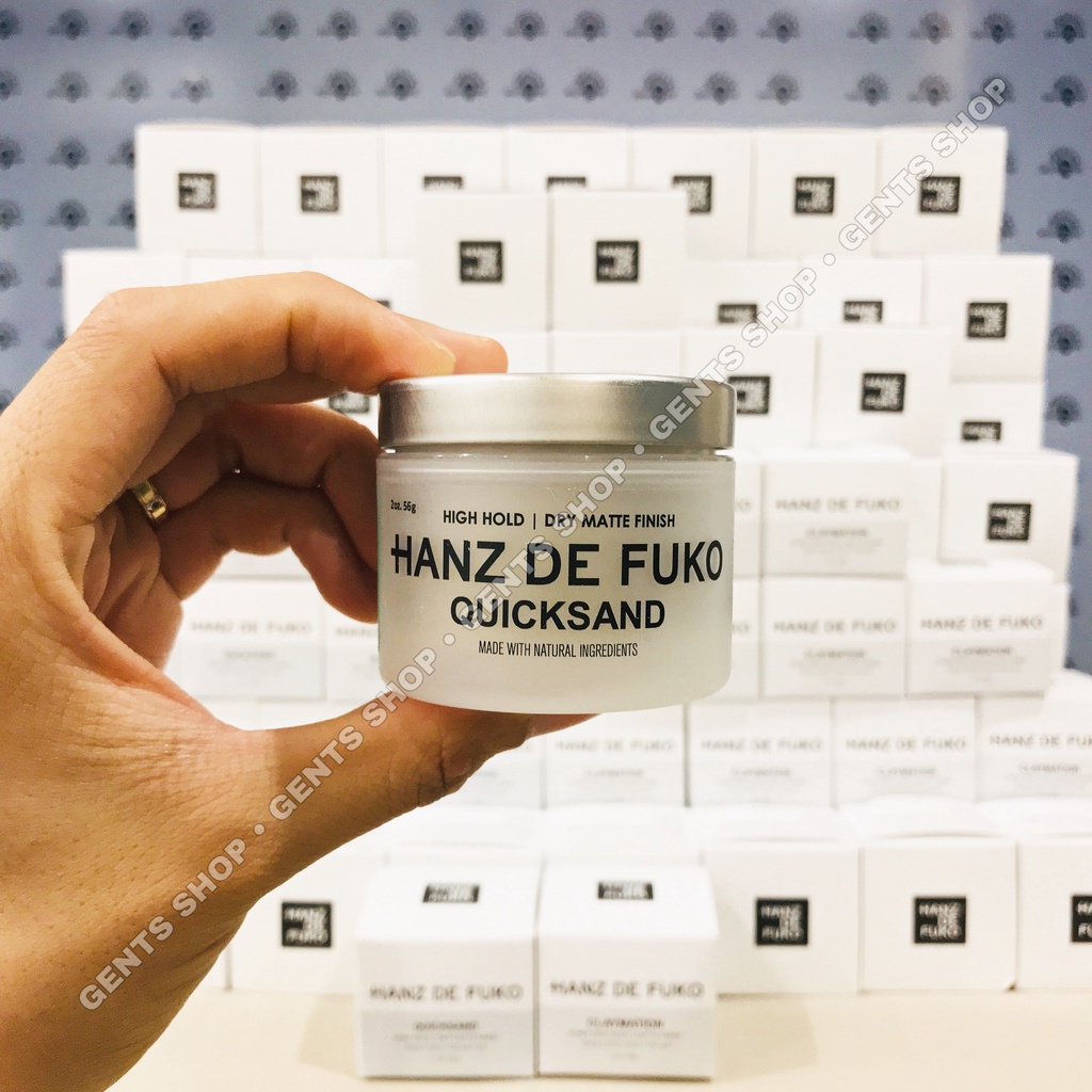 Sáp vuốt tóc nam Hanz de Fuko Quicksand 56g chính hãng