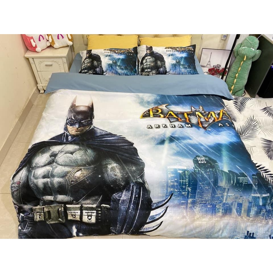 Bộ Chăn Ga Gối Cotton Tina 5D Siêu Hót