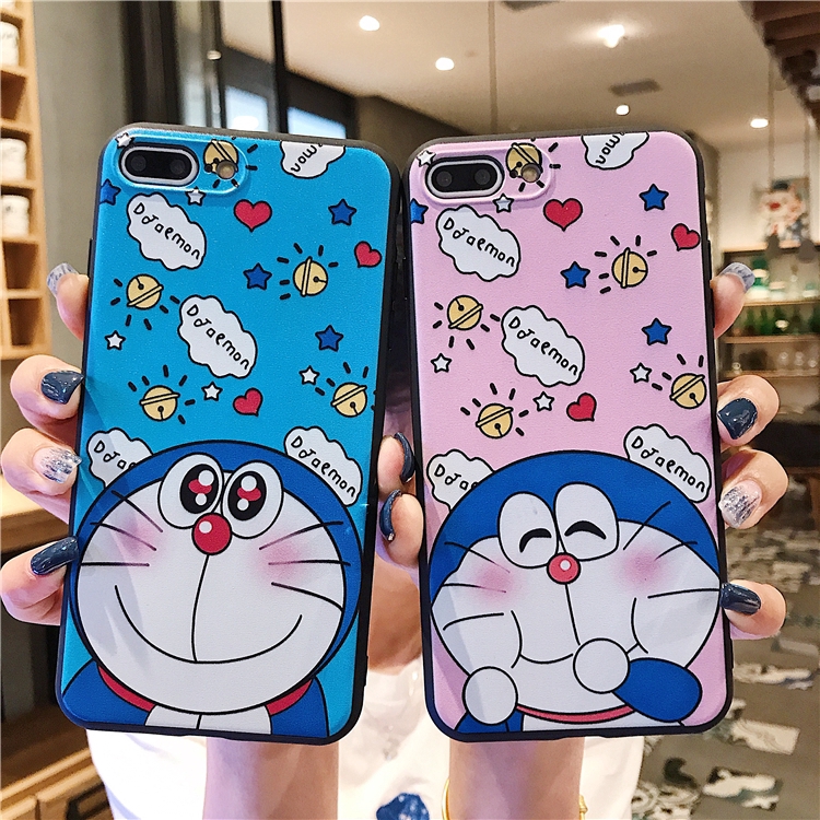Ốp Lưng Họa Tiết Doraemon Đáng Yêu Cho Samsung Galaxy Note 10 Plus J2 Pro J3 2016 J4 J5 Prime J7 2017 J8 J6 2018 A7