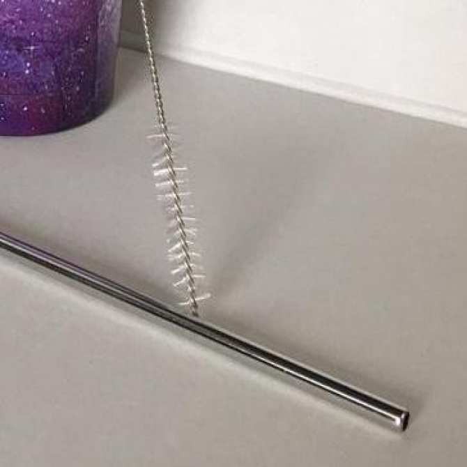 Ống Hút Inox Kiêm Thìa Hàng Nhập Khẩu