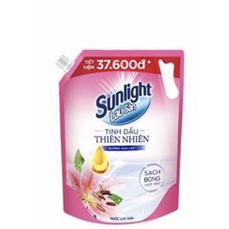 SIÊU GIẢM GIÁ NƯỚC LAU SÀN TÚI SUNLIGHT 3.6kg nó năp văn tiện lơi