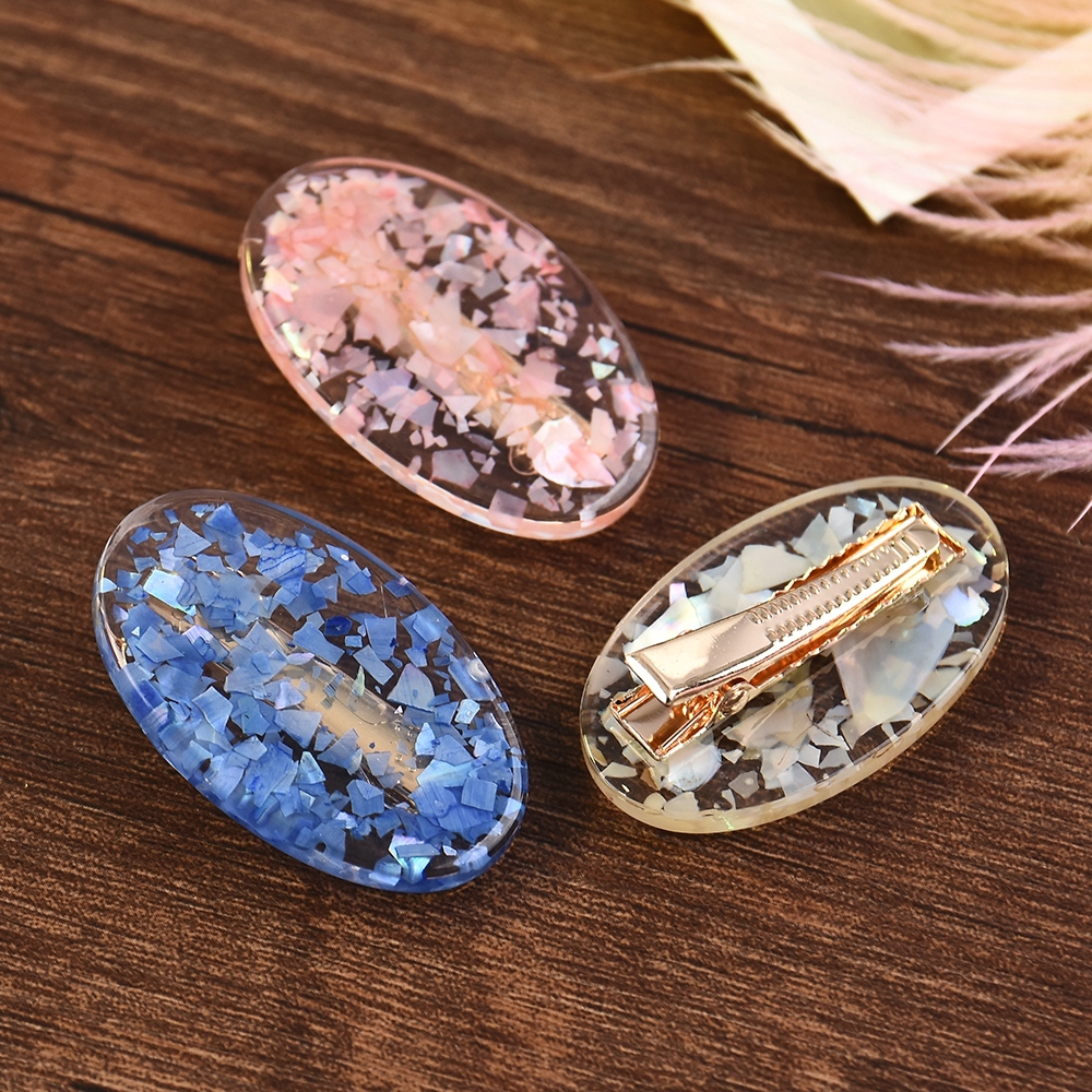 Kẹp tóc chất liệu Acrylic kiểu dáng vintage thời trang nữ