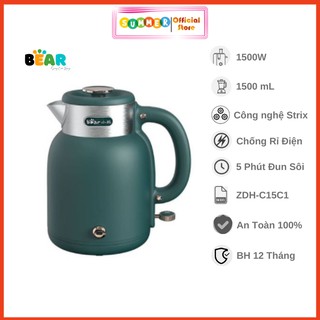Ấm Siêu Tốc BEAR ZDH-C15C1 1500 W 1.5L - Chính Hãng