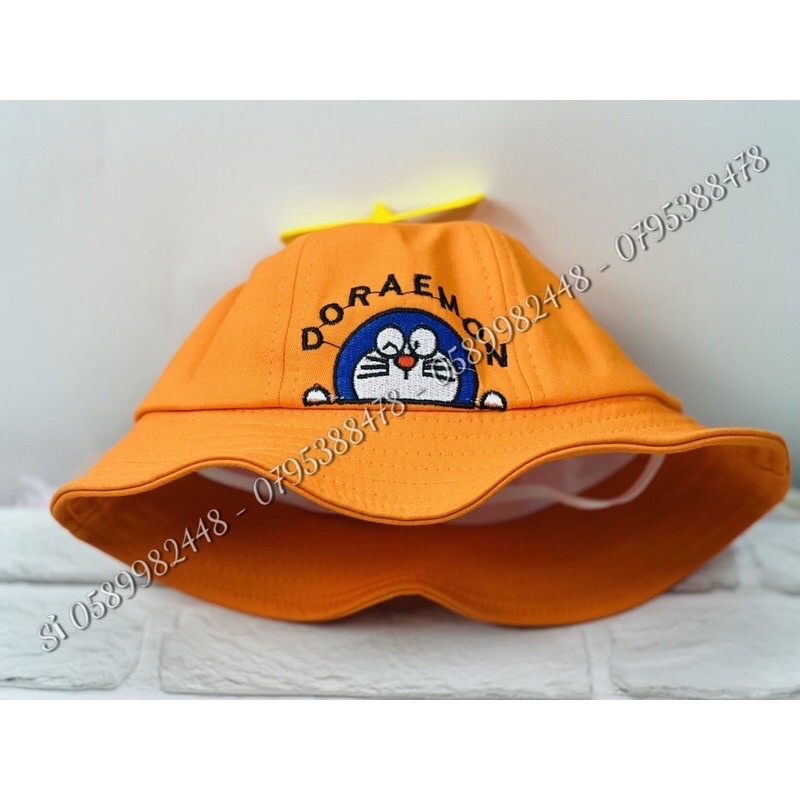 MŨ TAI BÈO DOREMOB CÓ CHONG CHÓNG TRÊN ĐẦU CHO BÉ TỪ 1t đến 5t dể thương