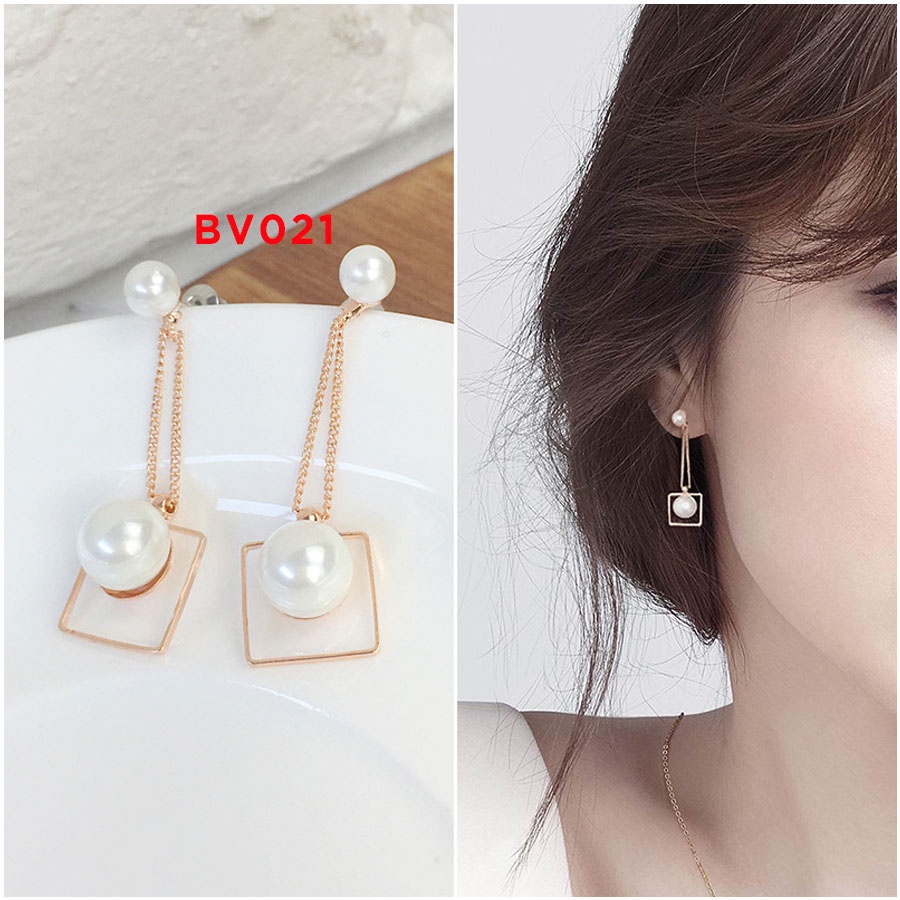 Bông Tai Nữ, Bộ Sưu Tập Nhiều Mẫu, Khuyên Tai Xinh Xắn Phong Cách Hàn Quốc