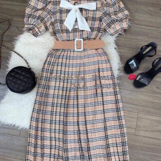 ‼️‼️ combo đầm bbr dập li nơ