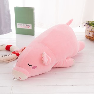 Gối Ôm HEO BÔNG CAO CẤP 75CM - SIÊU MỀM MỊN
