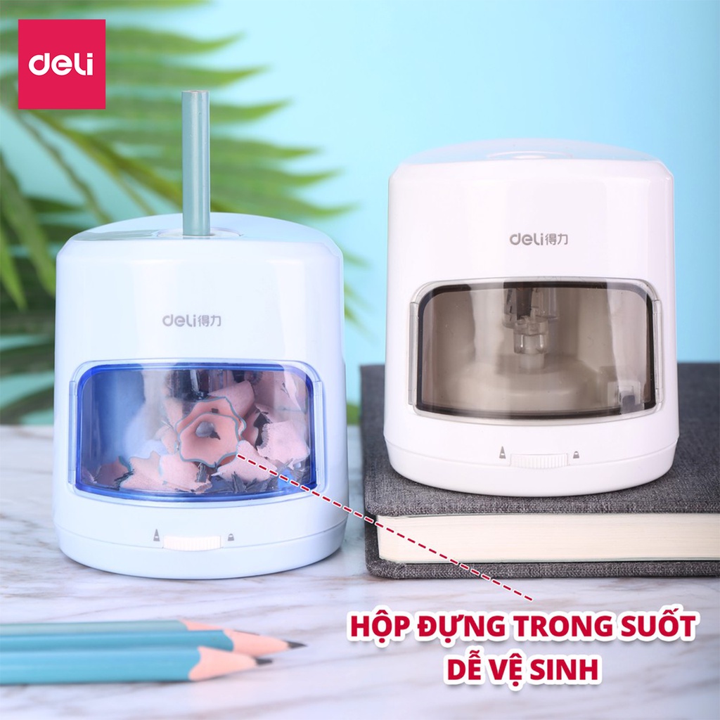 Gọt bút chì điện tự dộng DELI 502