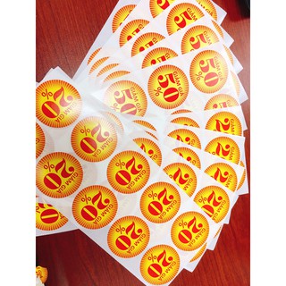 Combo tem khuyến mãi, giảm giá 50%, 20% kích thước 40*40mm