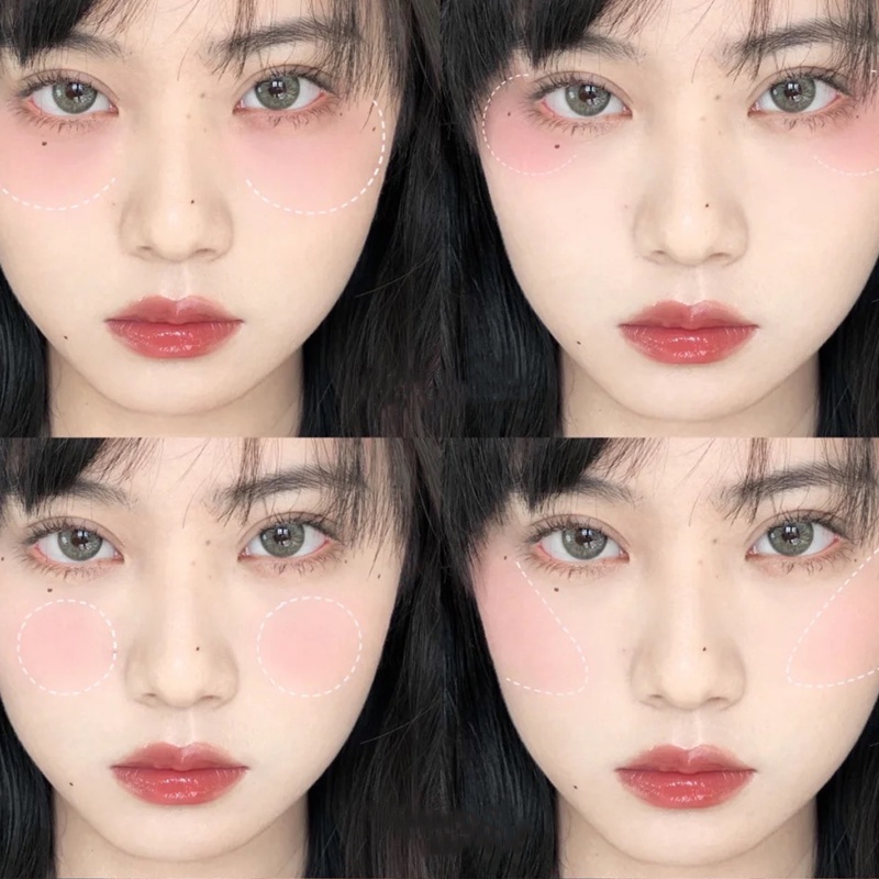 [Hàng mới về]Phấn Má CVZ Hồng Không Thấm Nước Màu Sắc Tự Nhiên