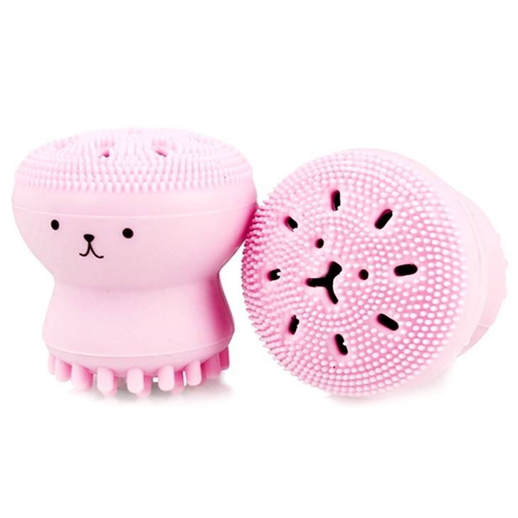 Cọ Rửa Mặt Hình Sứa Chất Liệu Silicon Mềm Giúp Làm Sạch Sâu Trông Lỗ Chân Lông Màu Hồng Dễ Thương | BigBuy360 - bigbuy360.vn