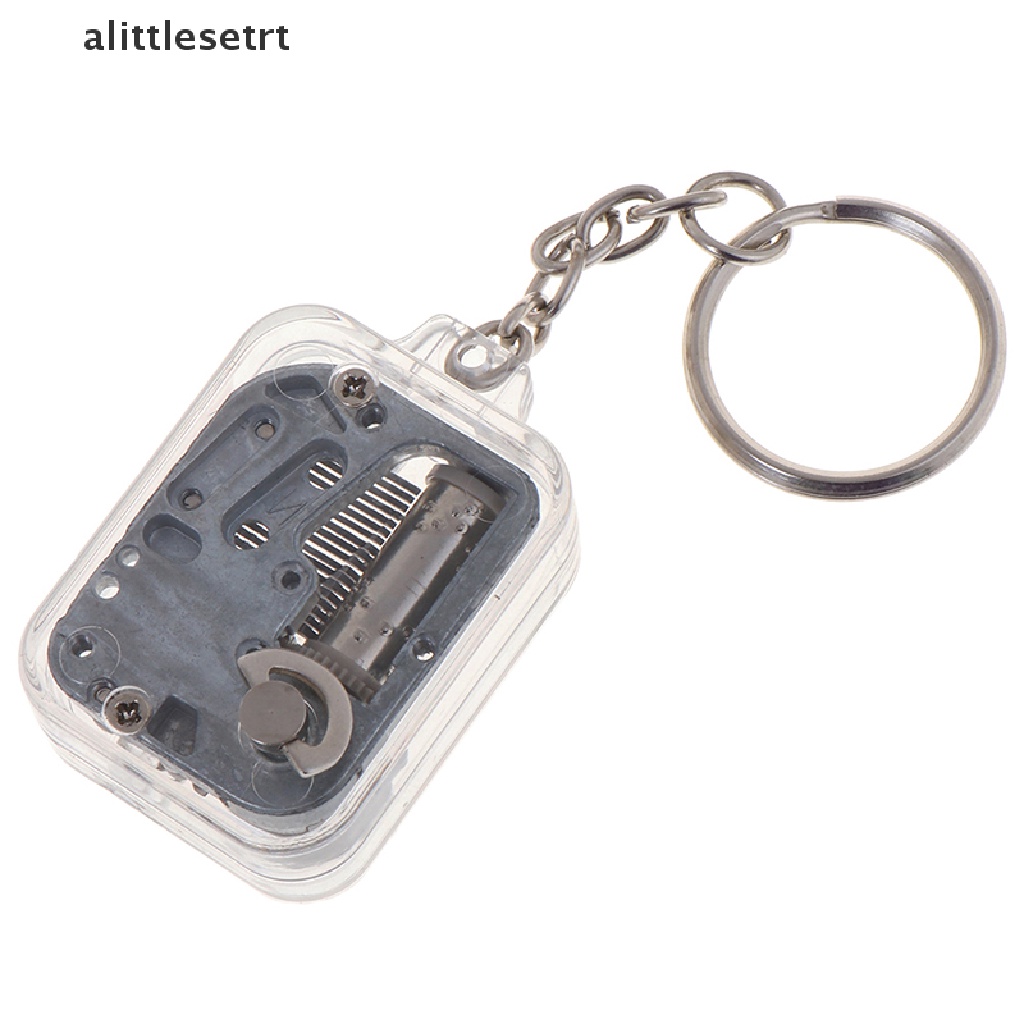 Aa 1 Hộp Nhạc Kim Loại Cơ Khí DIY Có Móc Khóa Làm Quà Tặng AA