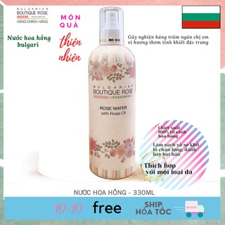Nước hoa hồng 💦𝗧𝗜𝗡𝗛 𝗖𝗛𝗔̂́𝗧 𝐐𝟏𝟎💦Toner Rose Water, thu nhỏ lỗ chân lông, ngăn ngừa dầu mụn, thẩm thấu sâu