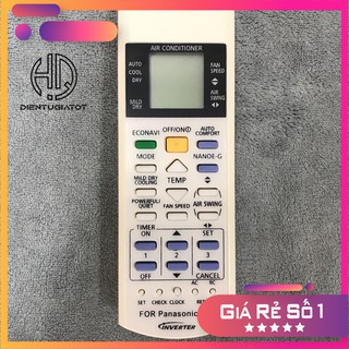 [GIÁ GỐC]-BH 3 THÁNG- Remote điều khiển máy lạnh PANASONIC INVERTER A75C3208 (ECONAVI)