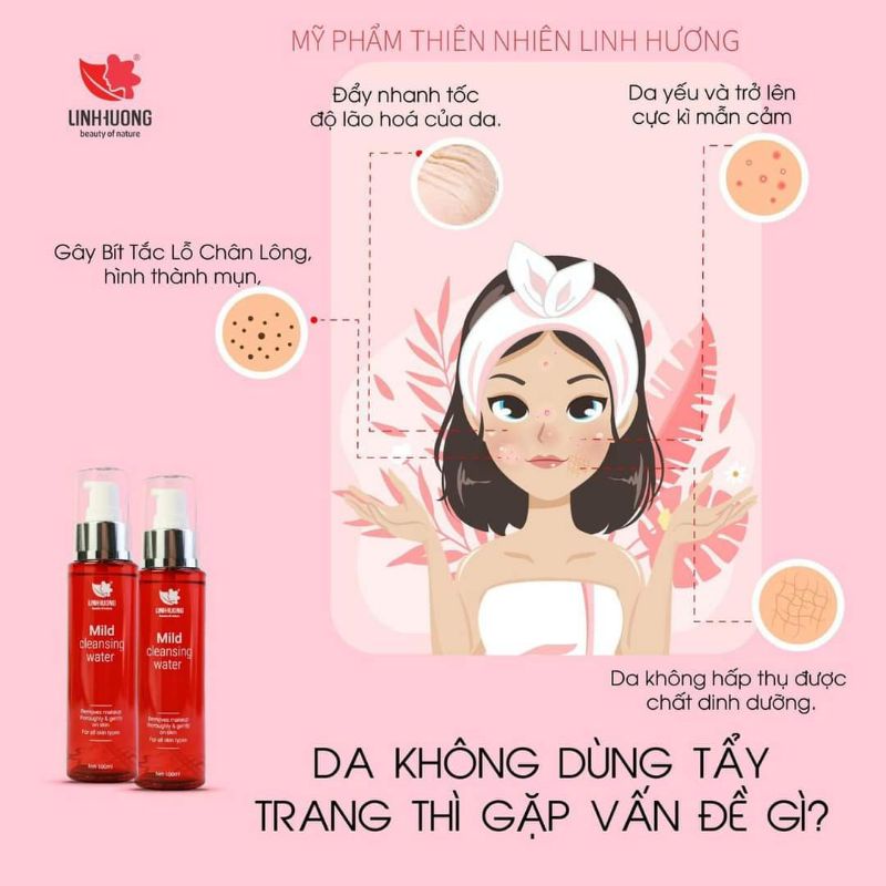 Nước Tẩy Trang Linh Hương Mild Cleansing Water