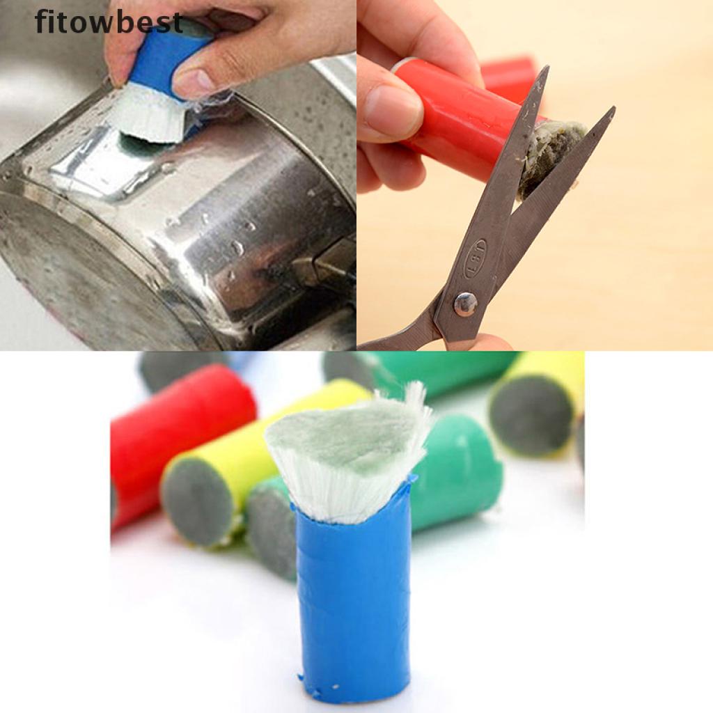 Fbvn Magic Stainless Steel Metal Rust Remover Cleaning Detergent Stick Wash Brush Jelly