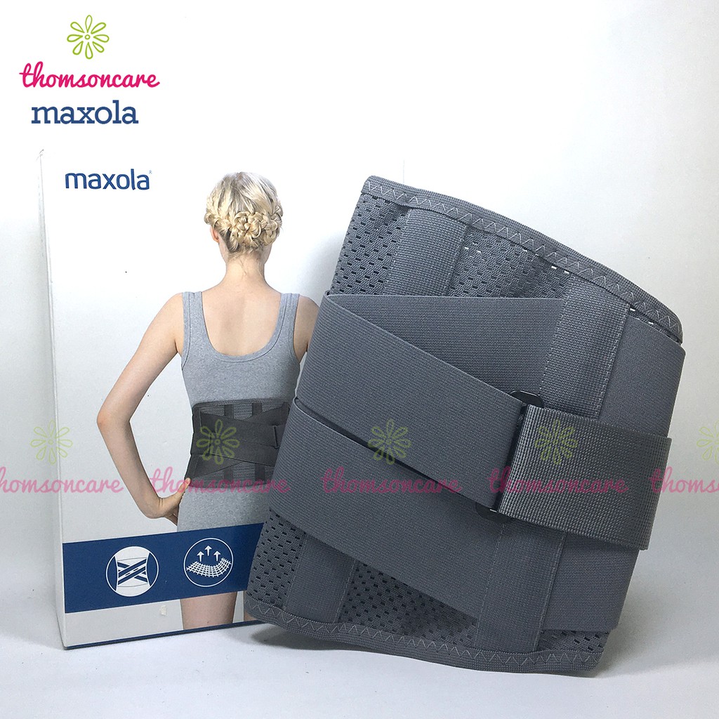 Đai lưng thoát vị đĩa đệm, cột sống, cải thiện thoái hóa, định hình cố định hỗ trợ lưng Maxola cho nam, nữ