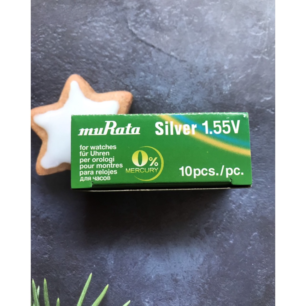 ￼CHÍNH HÃNG Hộp 10 viên pin đồng hồ Sony  920 Murata 371 / SR920SW AG6 dành cho đồng hồ