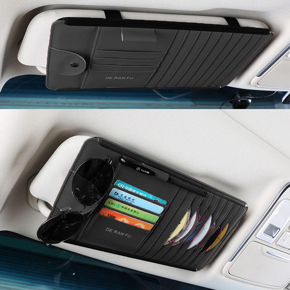 Ví Đựng Thẻ Gắn Tấm Che Nắng Xe Hơi Tiện Dụng