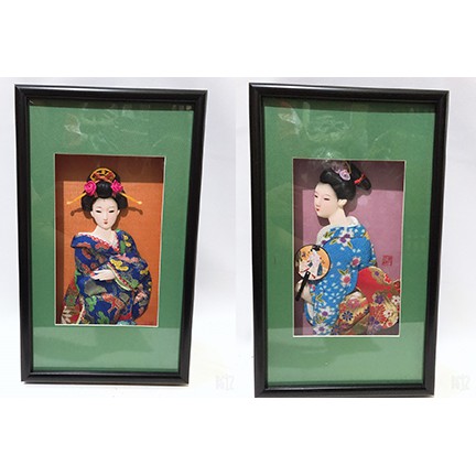 Tranh cô gái kimono 33x20cm