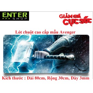 Lót chuột game siêu lớn 80cm x 30cm x 3mm Giao đúng mẫu