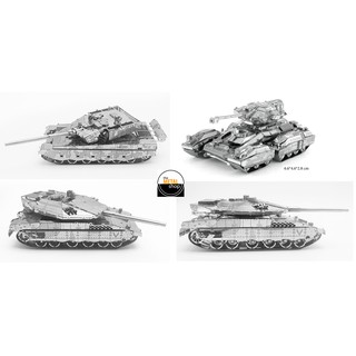 Mô hình lắp ghép kim loại 3d xe tank cỡ lớn mới