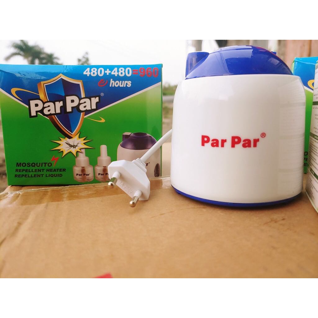 Máy đuổi muỗi xông tinh dầu Parpar,Đèn xông tinh dầu đuổi muỗi