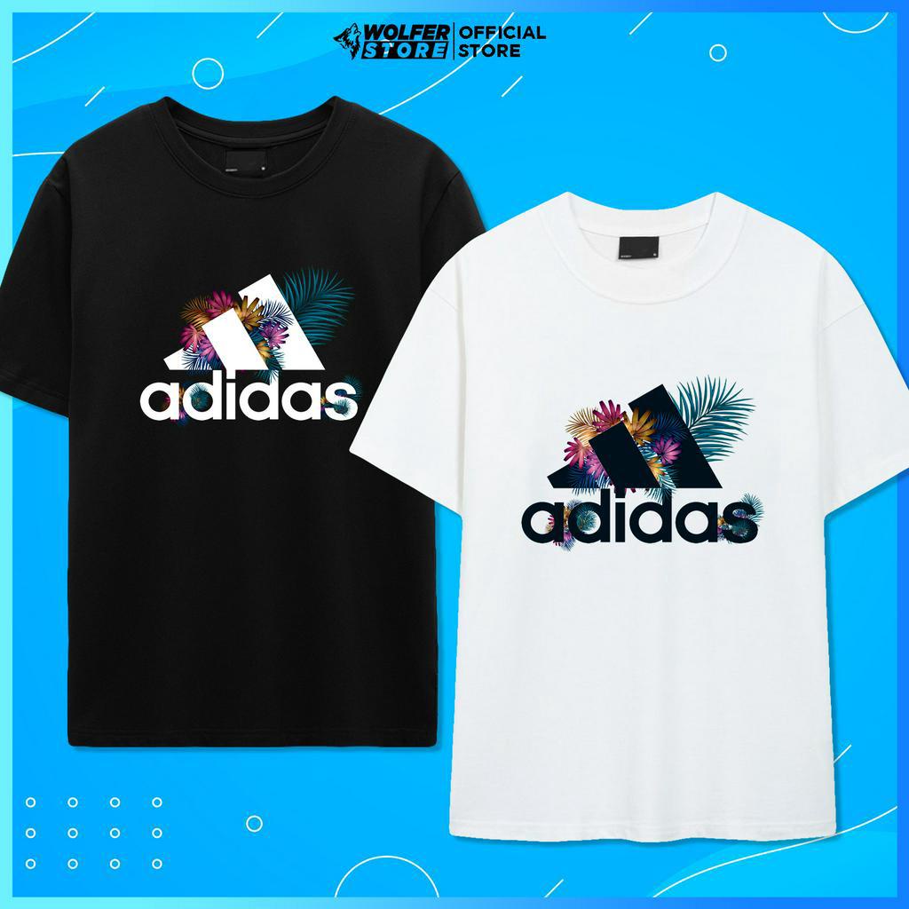 Áo adidas - áo thun adidas áo phông addidas tropical lá nhiệt đới unisex nam nữ cotton - adidas tropical design