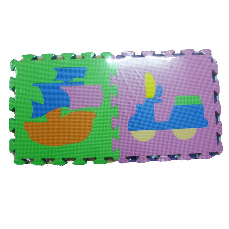 MT - Thảm xốp lót sàn in hình phương tiện giao thông (10 miếng) | BigBuy360 - bigbuy360.vn