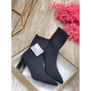 Bốt boot zara gót gương xuất dư fullbox tag mác