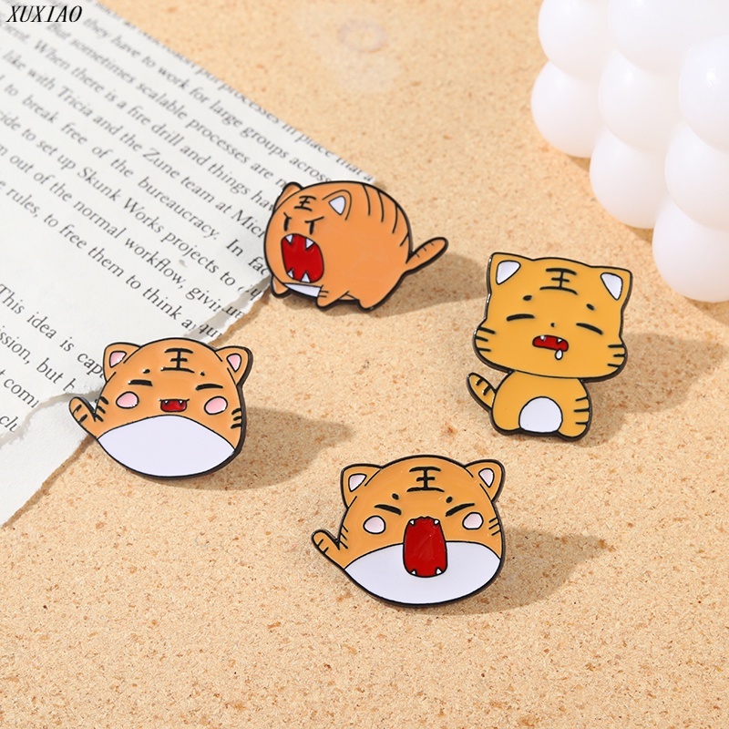Ghim Cài Áo Hình Chú Hổ Hoạt Hình Dễ Thương