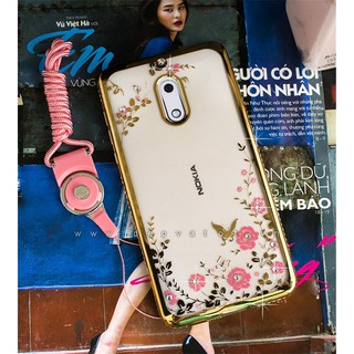 Ốp lưng Nokia 6 dẻo hình hoa
