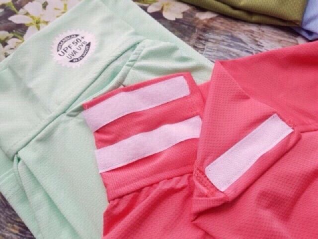 Váy quây chống nắng chất liệu cotton thông hơi cao cấp họa tiết kim cương