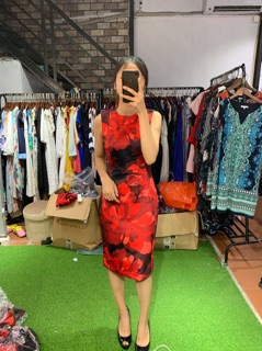 Váy ôm cổ tròn vnxk