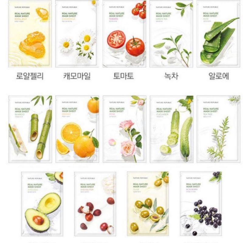 Mặt nạ giấy Nature Republic Real Nature Mask Sheet | BigBuy360 - bigbuy360.vn
