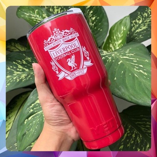 LY GIỮ NHIỆT YETI Fan Bóng Đá 900ML (Logo YETI dập nổi -full phụ kiện)