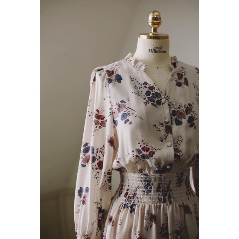 [ Order ] Váy voan hoạ tiết