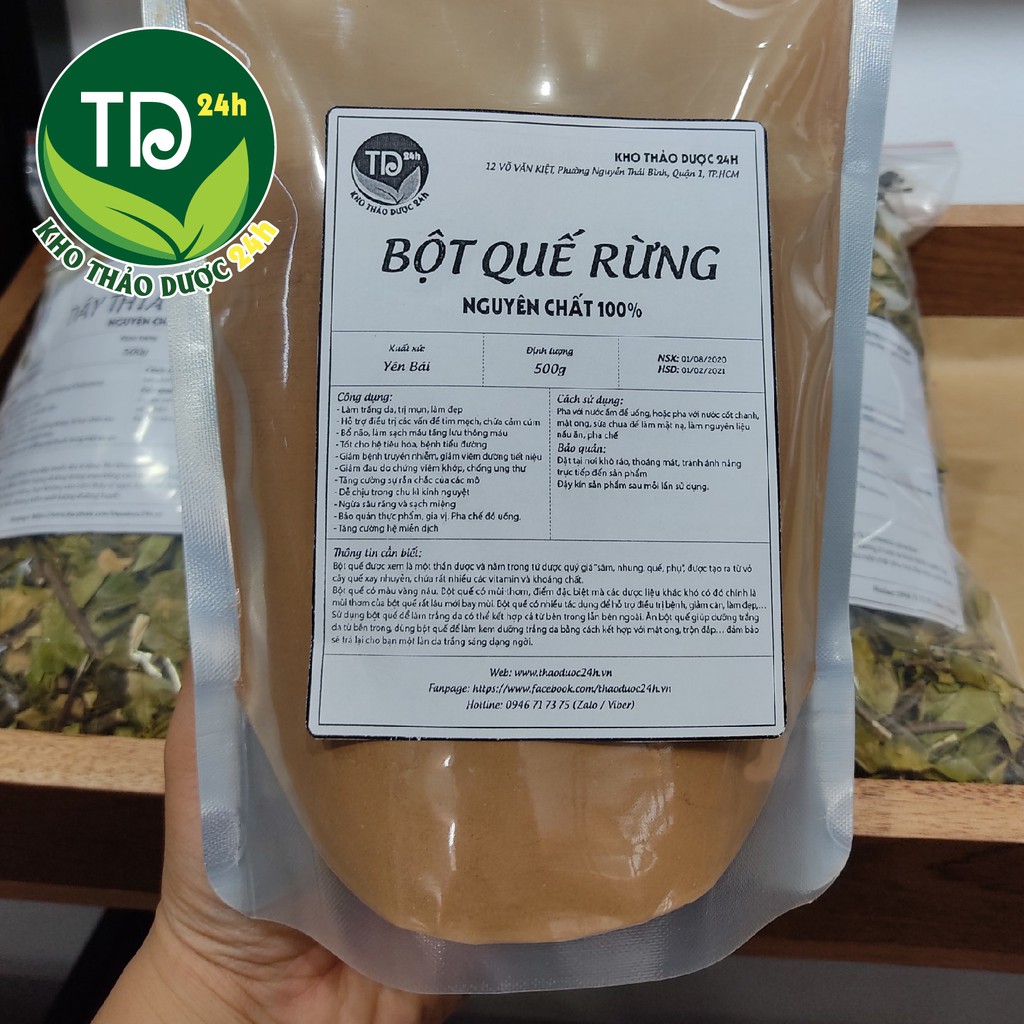 [200 gram] Bột quế rừng tự nhiên Yên Bái | Kho thảo dược 24h